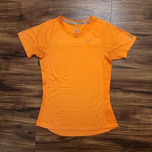 Nike Dri-Fit Neon Orange T-Shirt Size Small